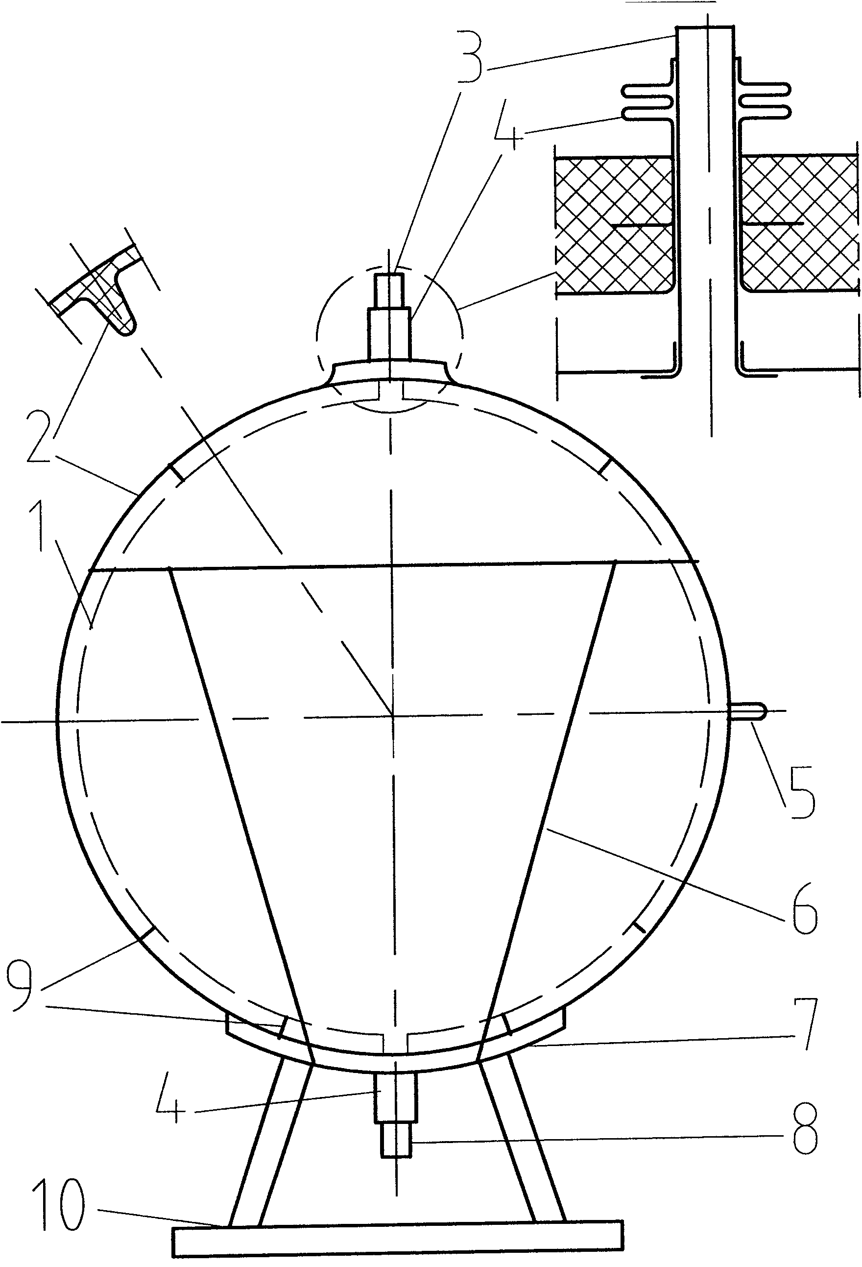 Vacuum heat accumulation reflector sun-chasing solar energy water heater and solar cooker