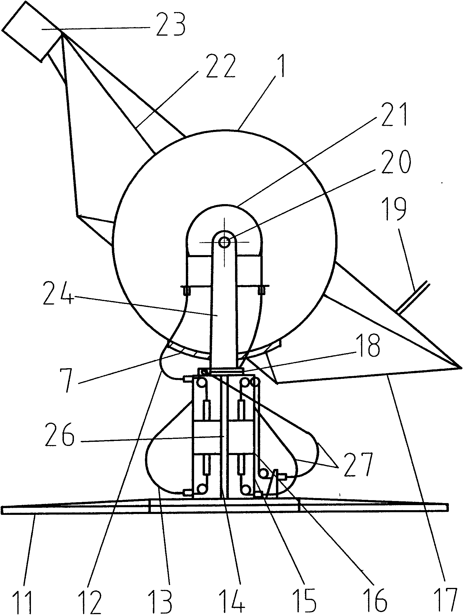 Vacuum heat accumulation reflector sun-chasing solar energy water heater and solar cooker