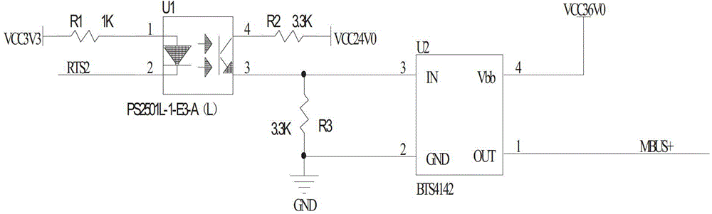 Meter-bus data collector with ultra-low power loss