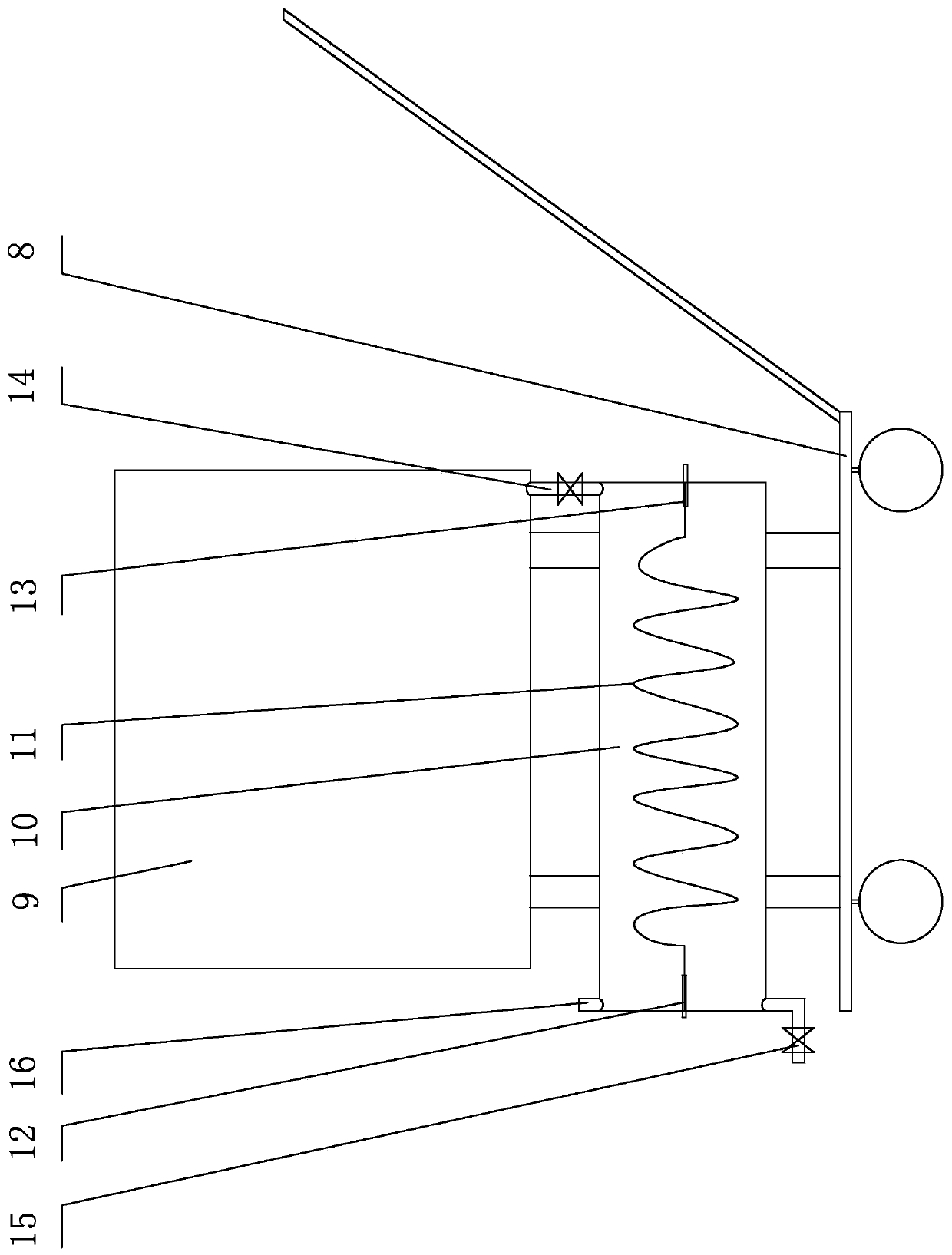 Method for wort on-line cooling detection through portable oxygen dissolving instrument