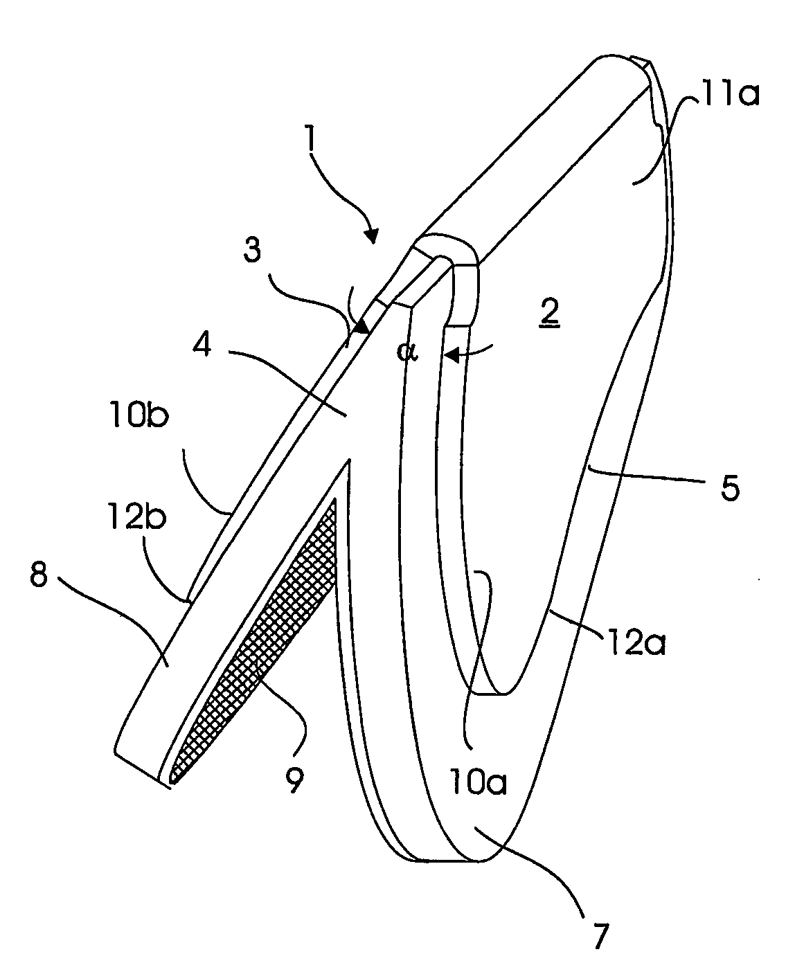 Clamp for correcting the external ear and method of using the clamp