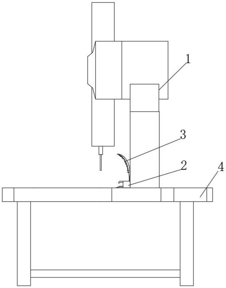 A visual wind type magnetic variable numerical control machine tool