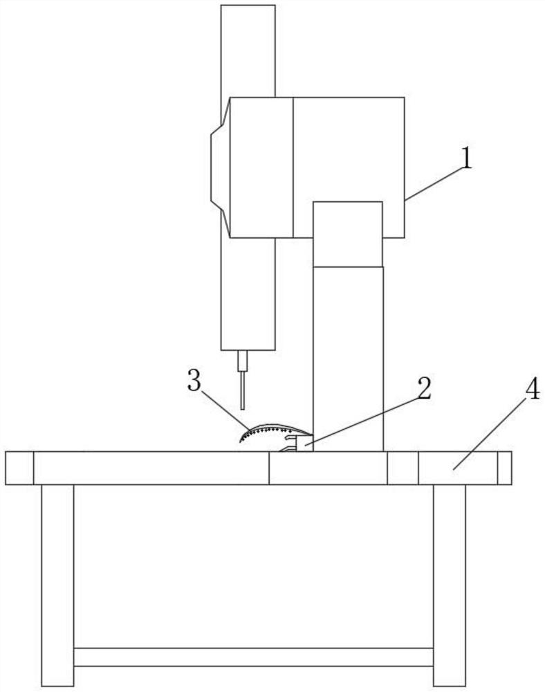 A visual wind type magnetic variable numerical control machine tool