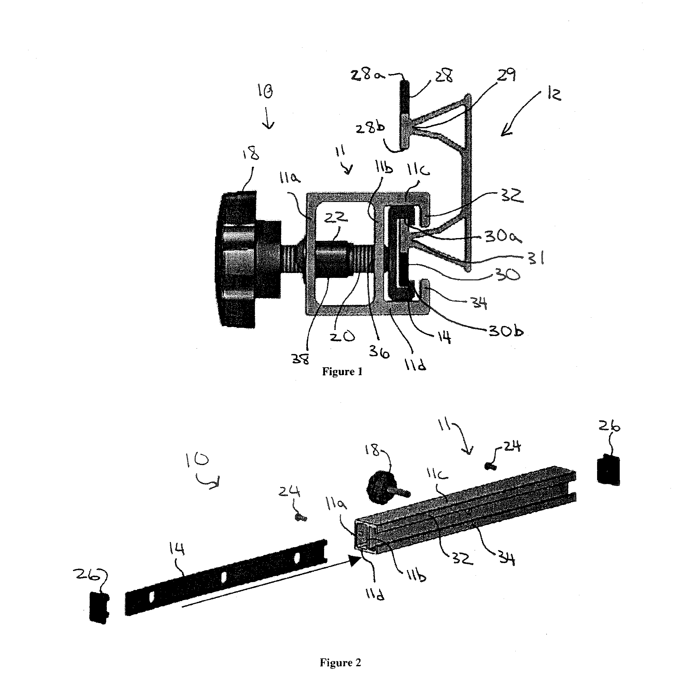 Rail attachment mount