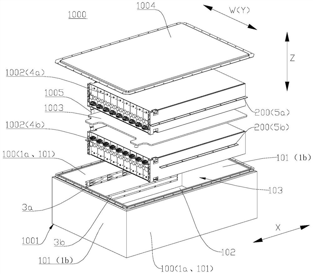 Box body for battery pack and battery pack with same