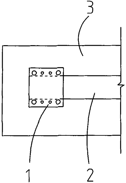 Device for reinforcing concrete beam slab by pretension carbon fiber plate and construction method