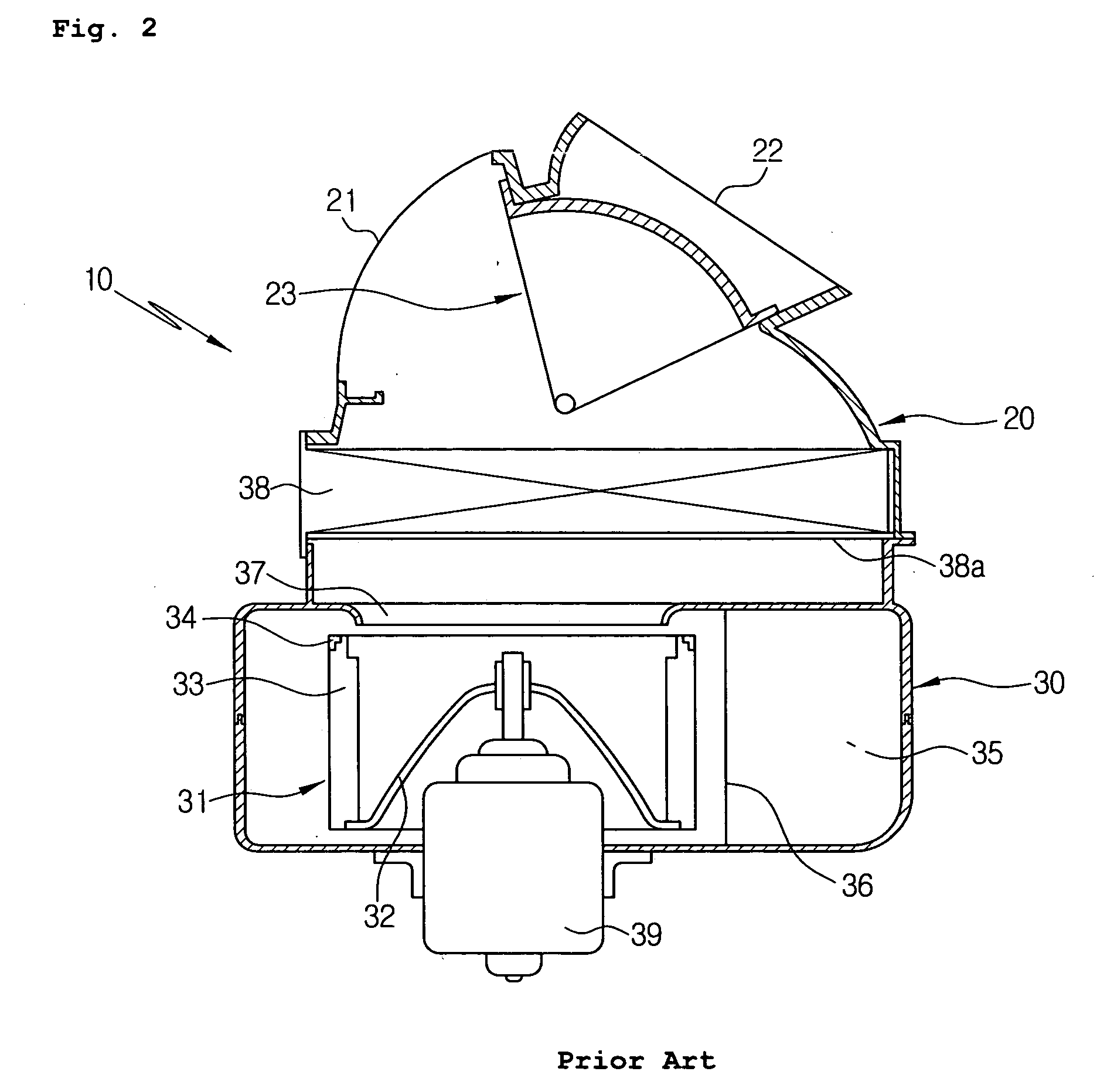 Blower for vehicles