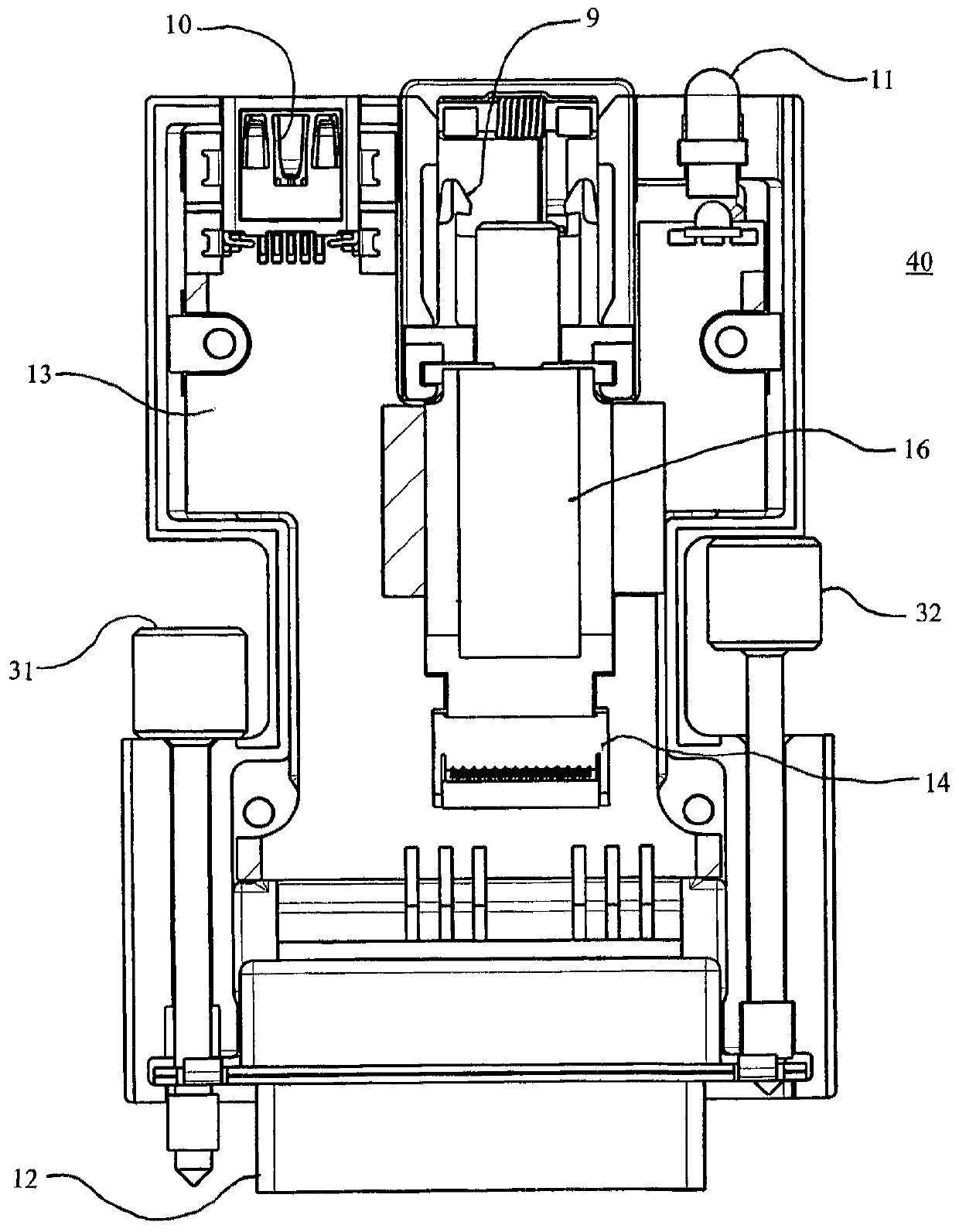 Device for transmitting and receiving DVI video over a single fiber optic interconnect