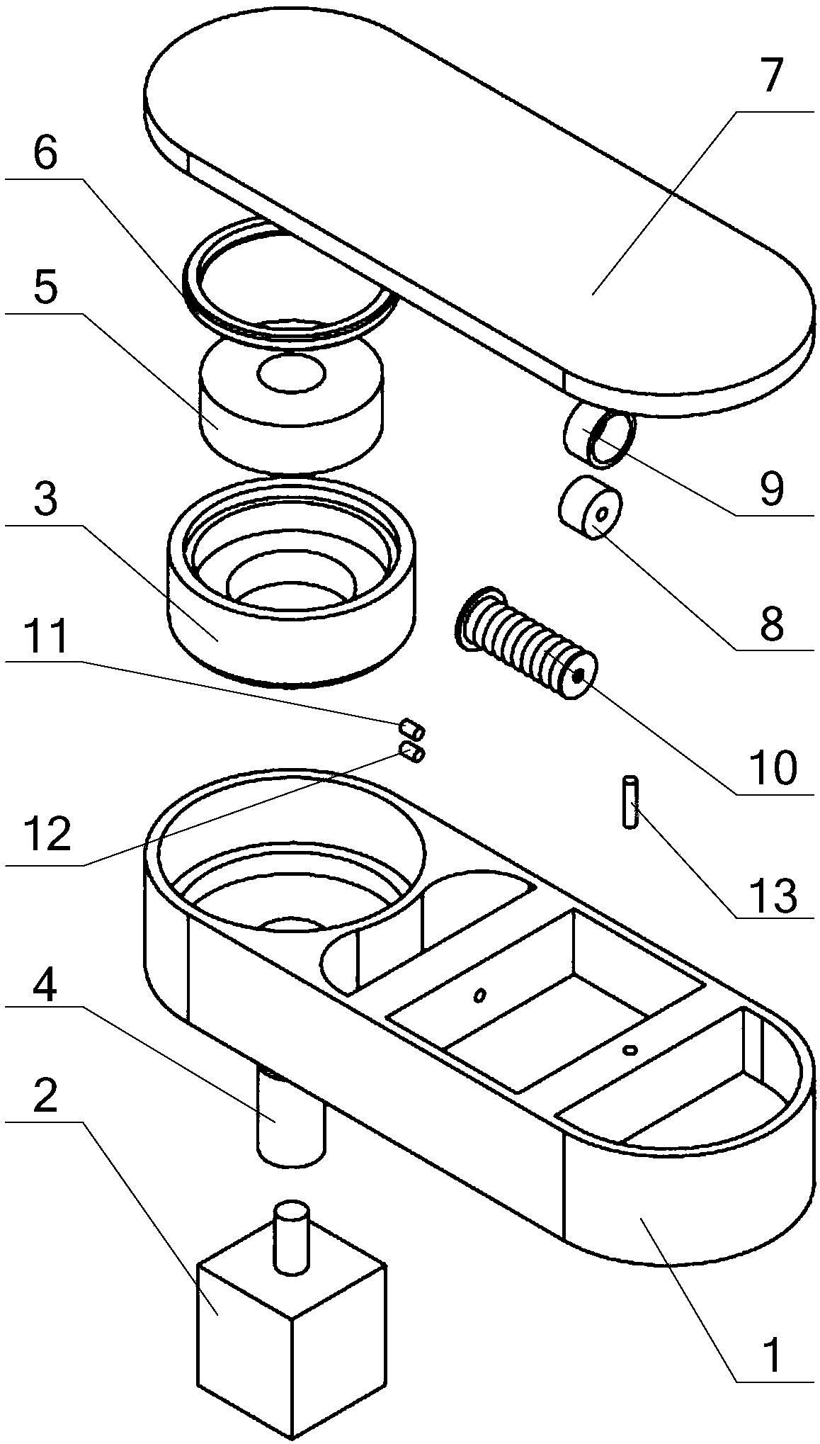 Internal circulation type lubricating self-cleaning mechanism