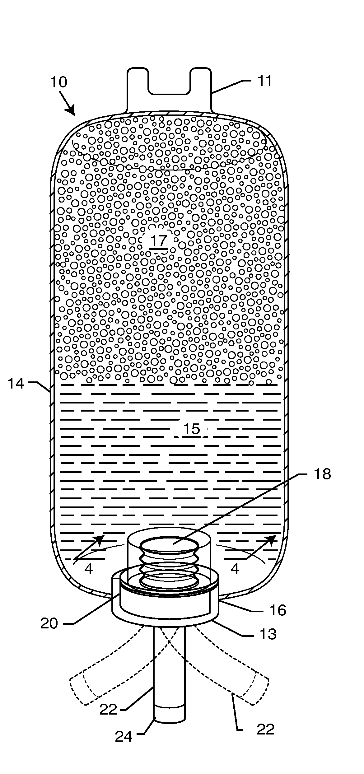 Self-activated fire extinguisher