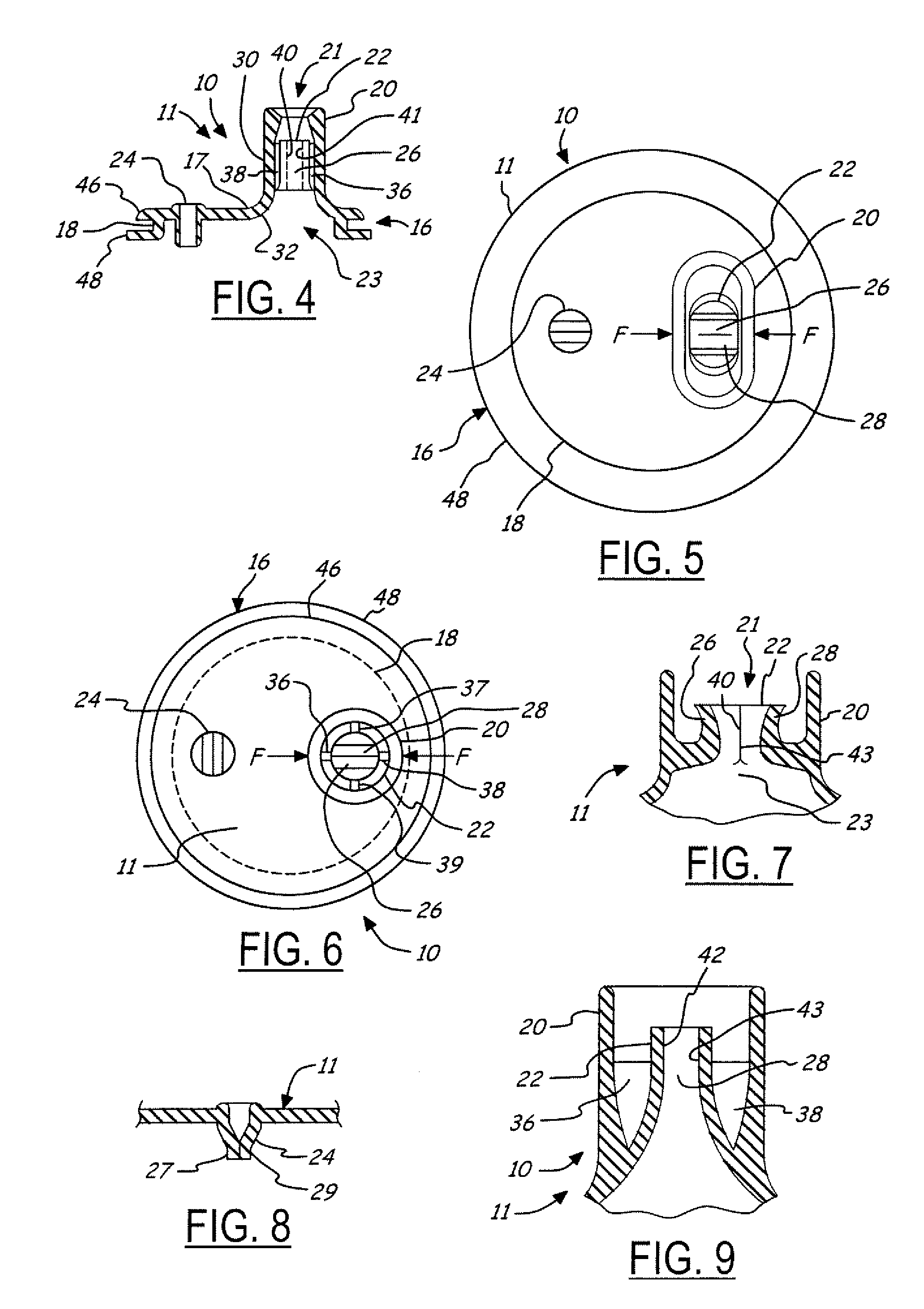 One-piece soft spout valve assembly for a no-spill drinking cup