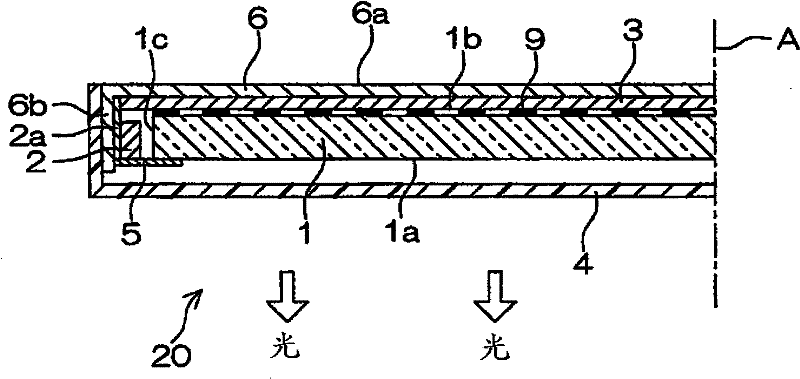 Edge-light type lighting device