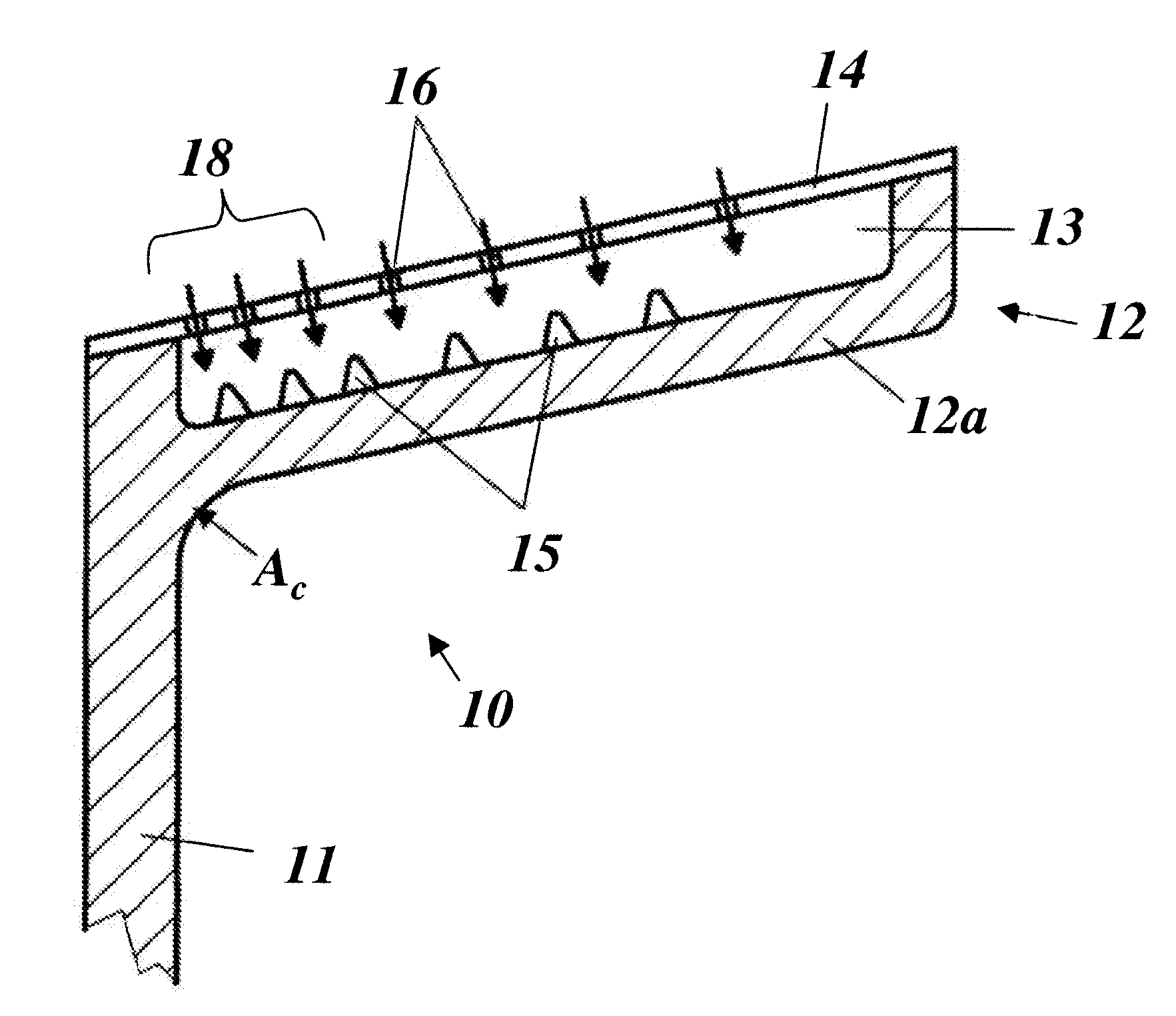 Cooled constructional element for a gas turbine