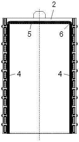 Improved method and device for high water pressure difference gate sealing