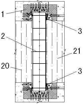 Improved method and device for high water pressure difference gate sealing