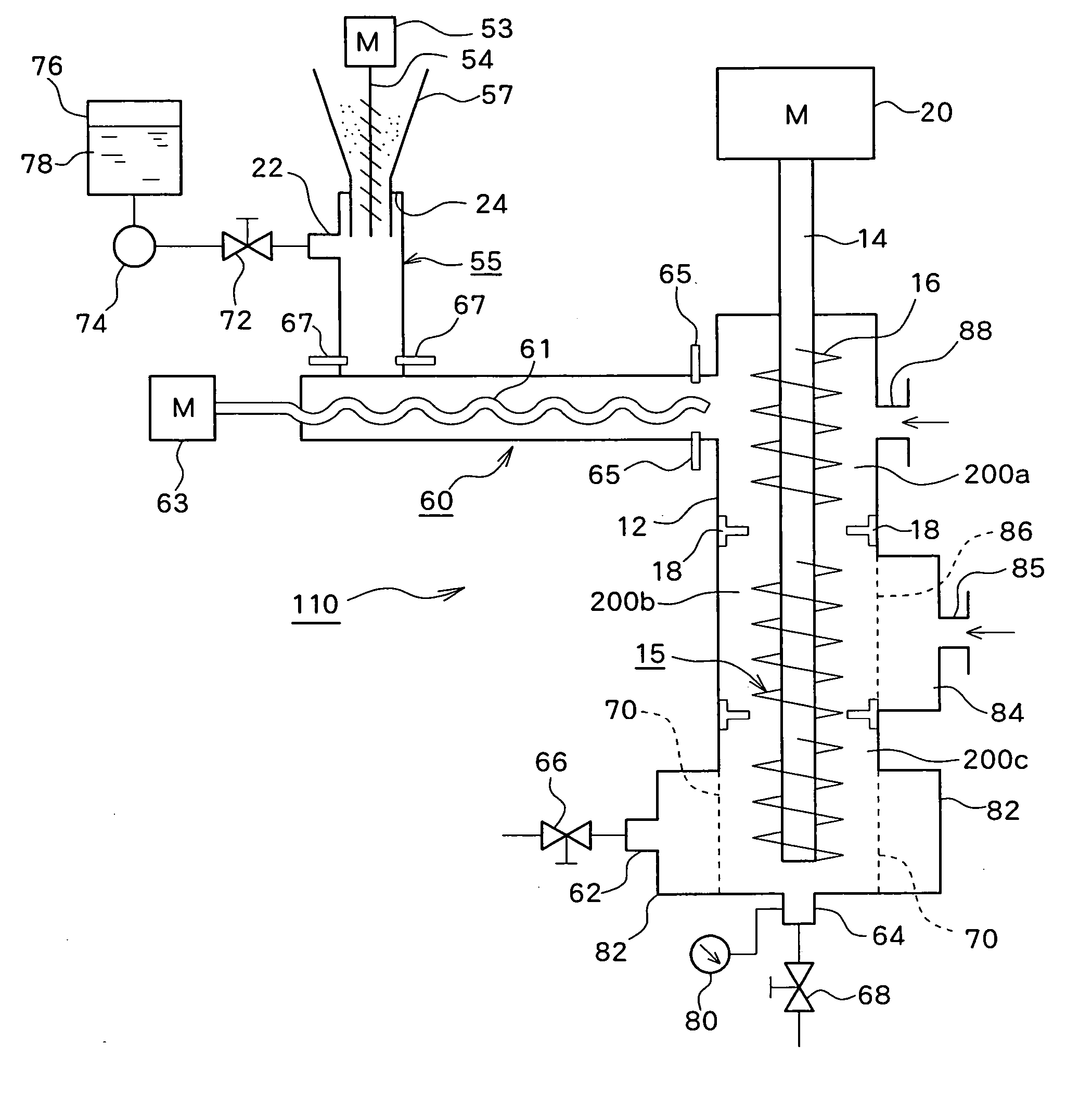 Stirring and mixing device