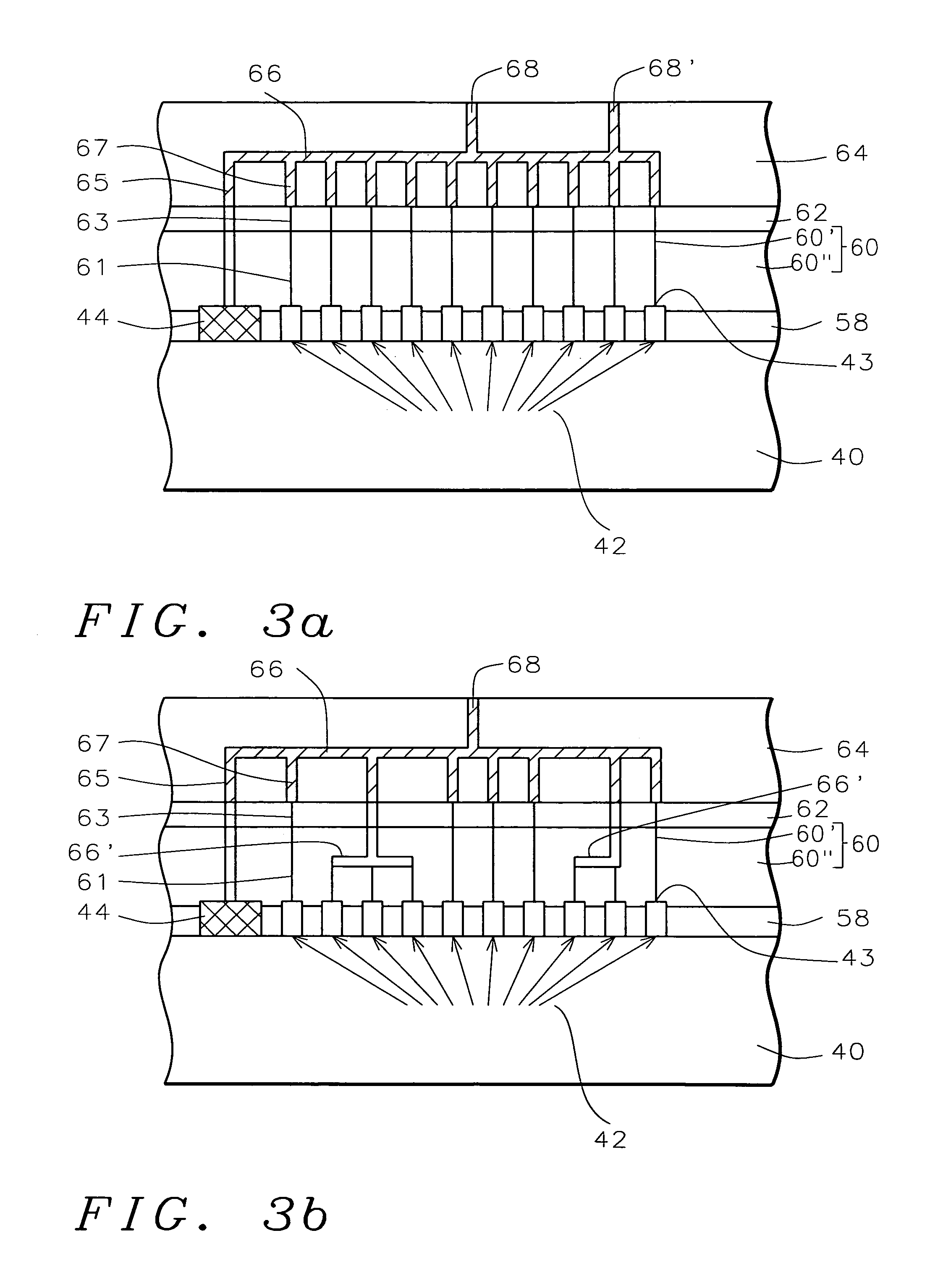 Post passivation interconnection schemes on top of the IC chips