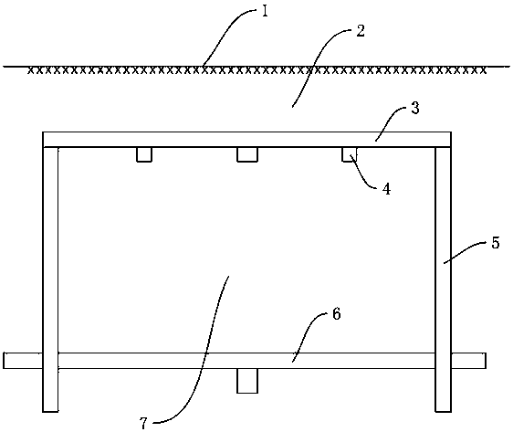 A kind of farmland underground storage space and prefabricated construction method