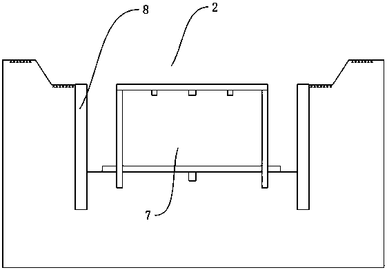 A kind of farmland underground storage space and prefabricated construction method