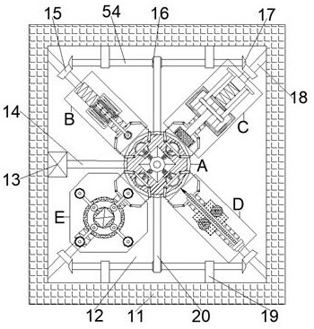 Intelligent manufacturing device for small turning, milling, drilling and grinding synchronous machining