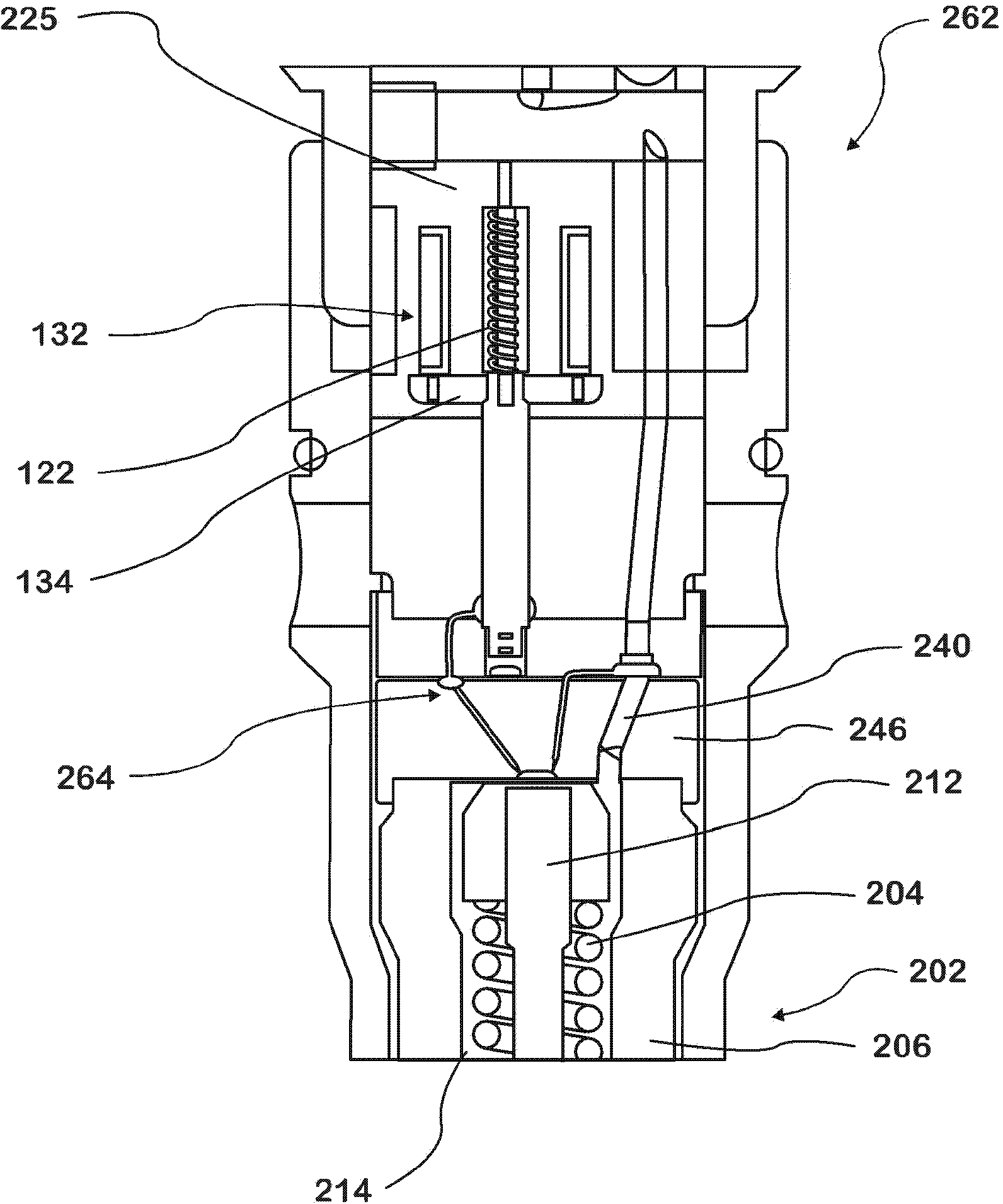 Two-way needle control valve