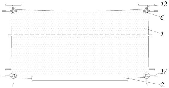 An easy-to-position diffusion-type water conservancy engineering anti-scour mesh for sloping land