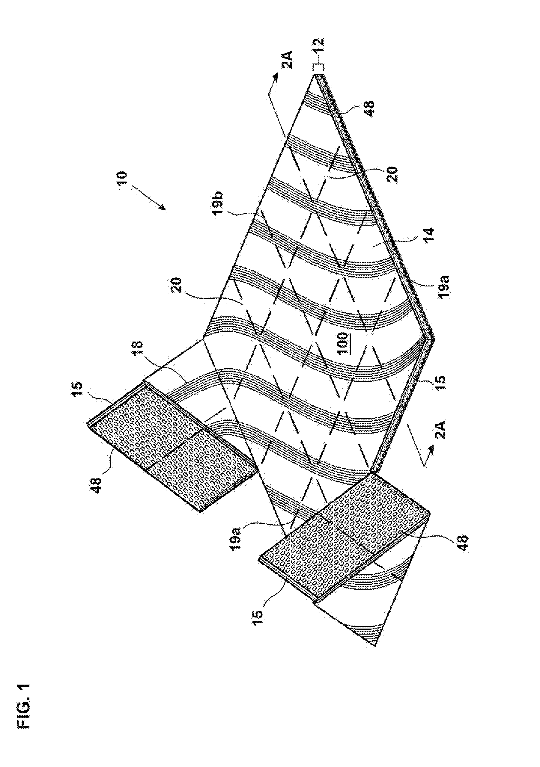 Perforated nonslip non-adhesive surface covering