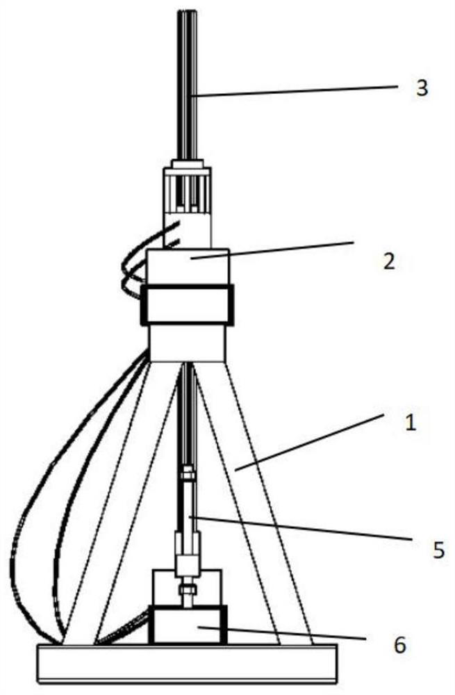 Storing and lifting device and method for U-shaped beam