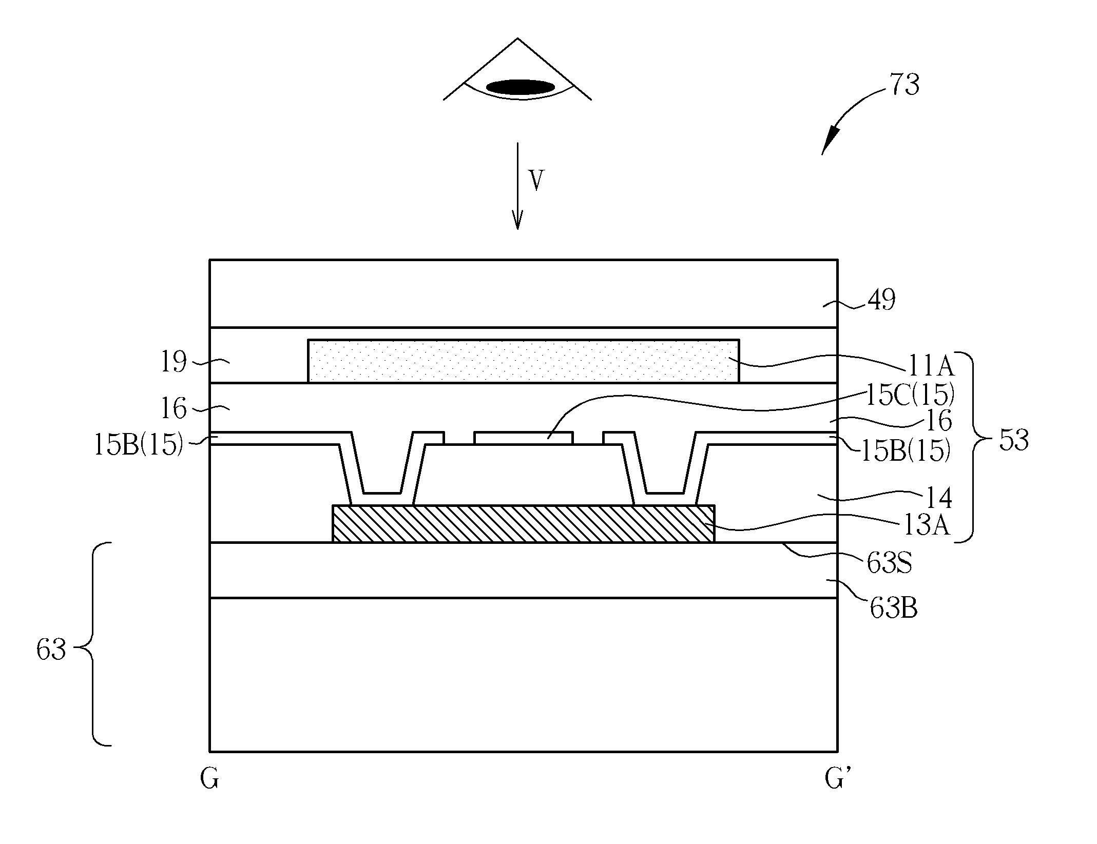 Capacitive touch display panel