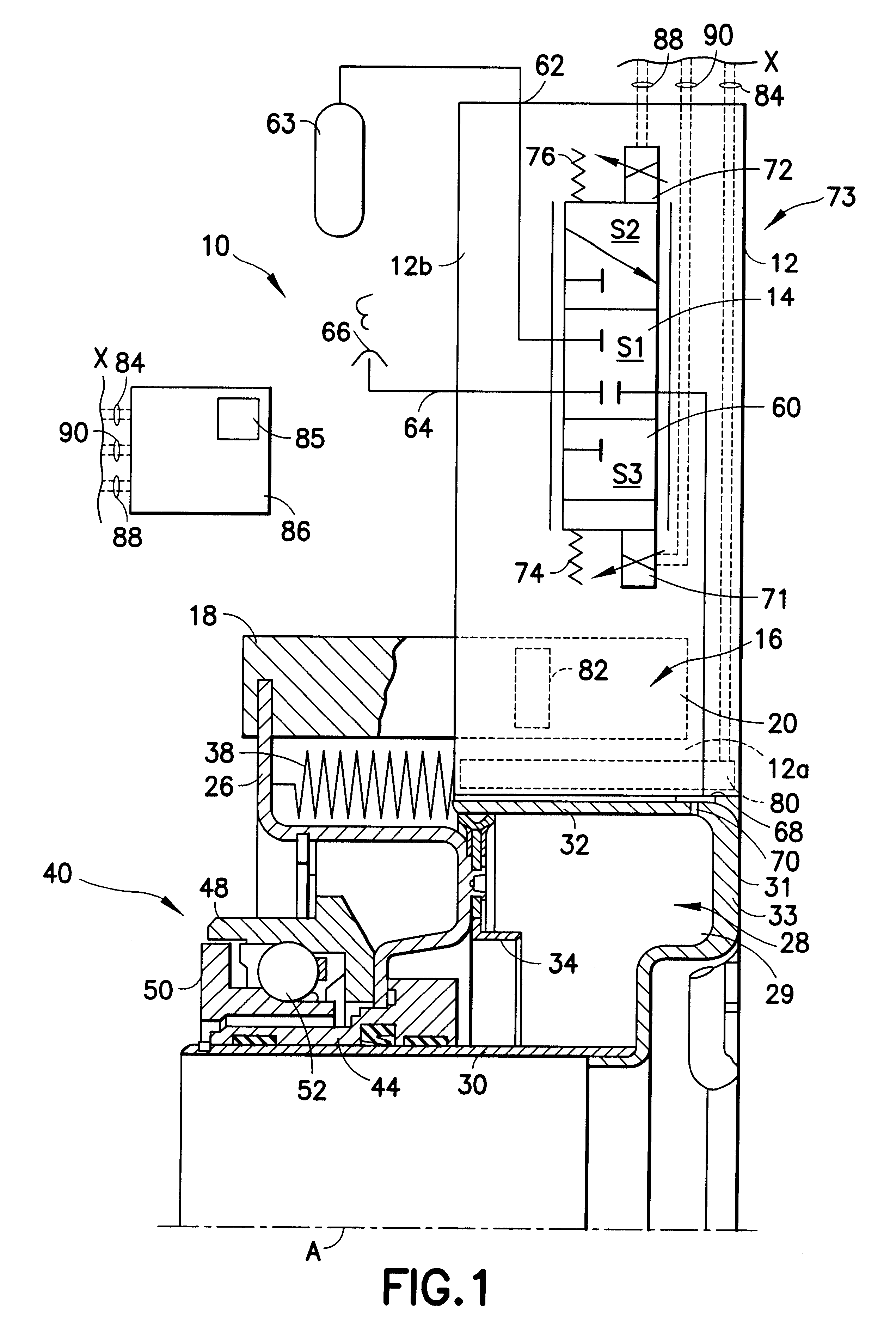 Actuation device for a friction clutch in a motor vehicle