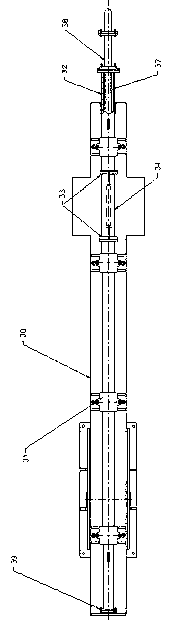 Test device and test method of simulating well concentration cement slurry displacement efficiency