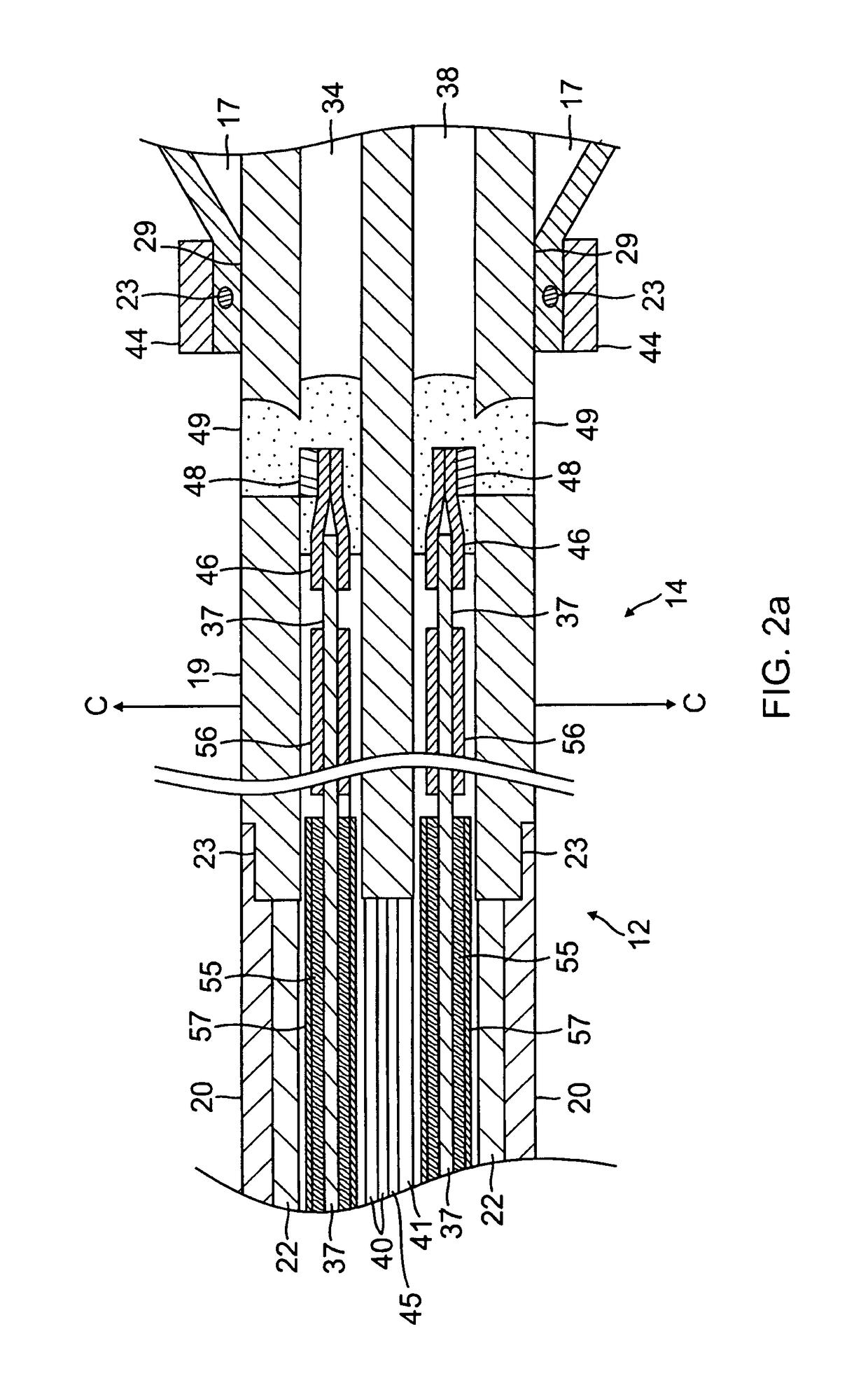 Catheter with protective barrier member