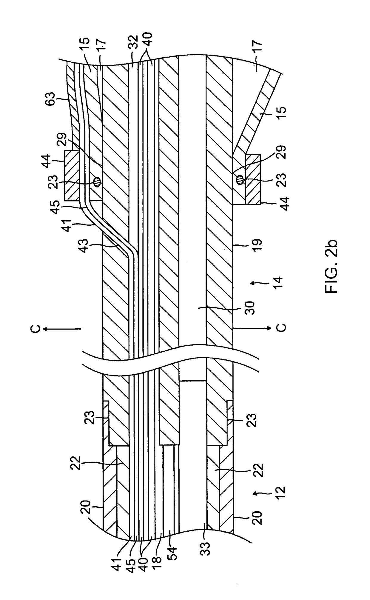 Catheter with protective barrier member