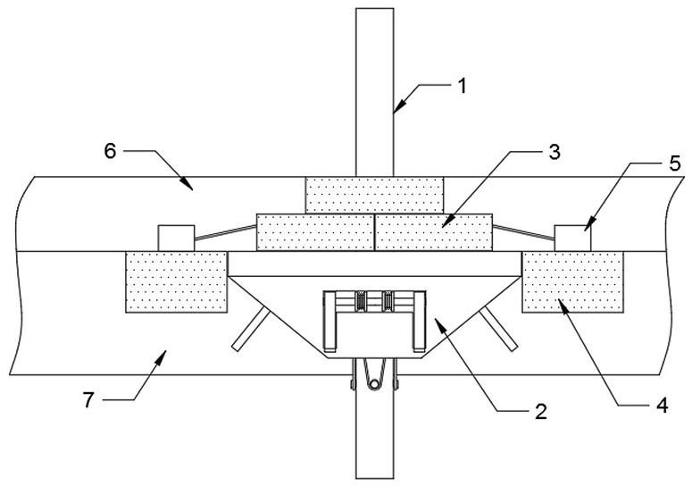 A prefabricated pile foundation structure and intelligent auxiliary construction method