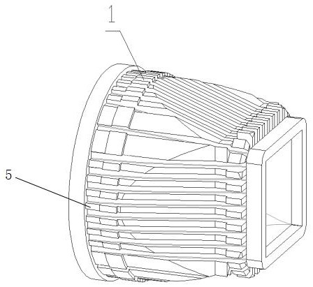 Manufacturing method of round-to-square complex inner cavity structure