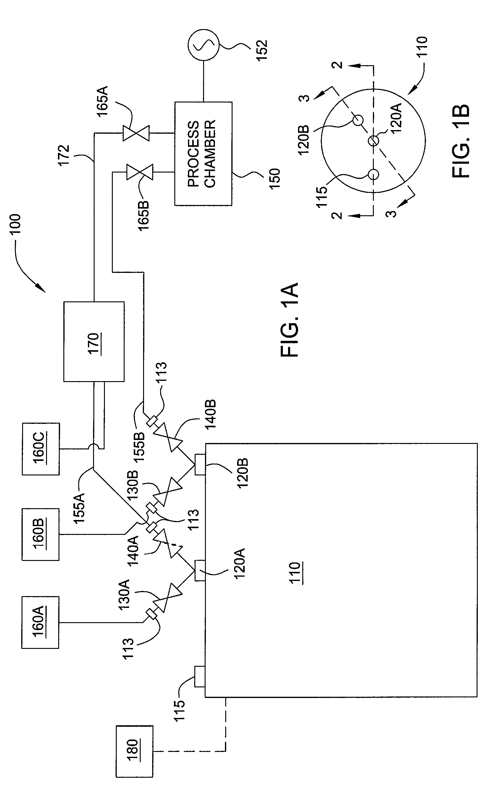 Ampoule for liquid draw and vapor draw with a continuous level sensor