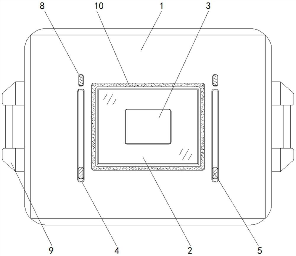 Electric control box with display screen for elevator