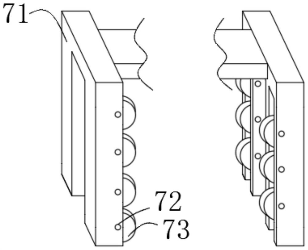 Brush gluing device