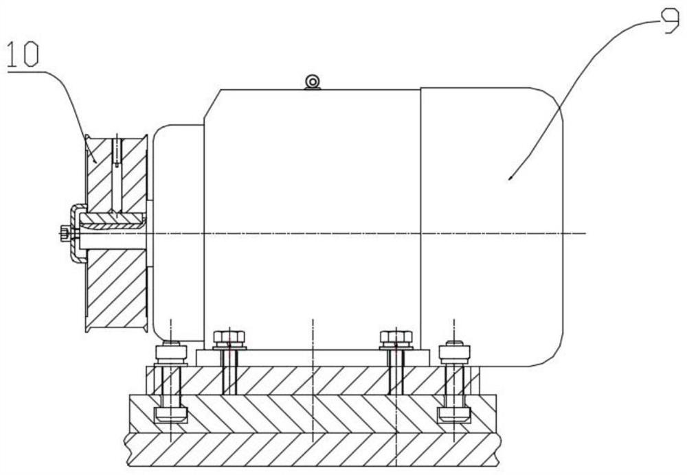 Waterproof and dustproof integrated testing machine for subway axle box bearing