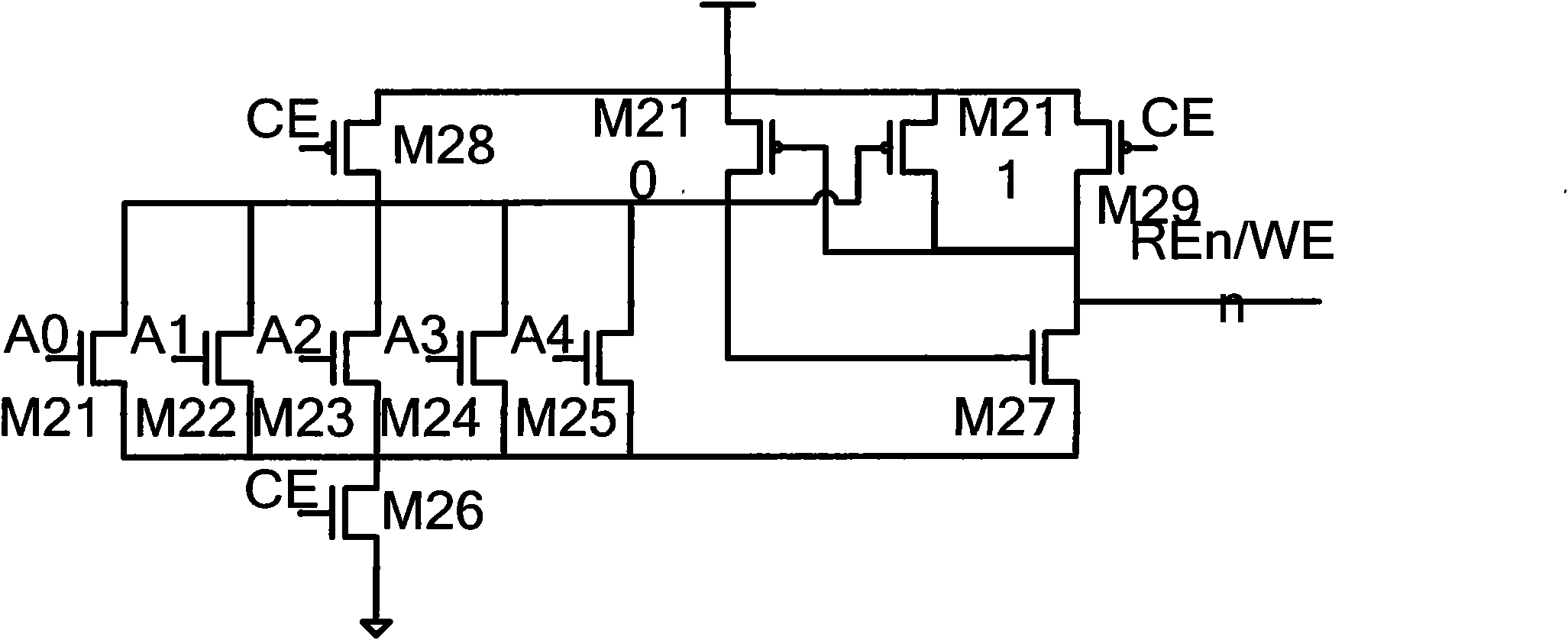 Multiport register file circuit