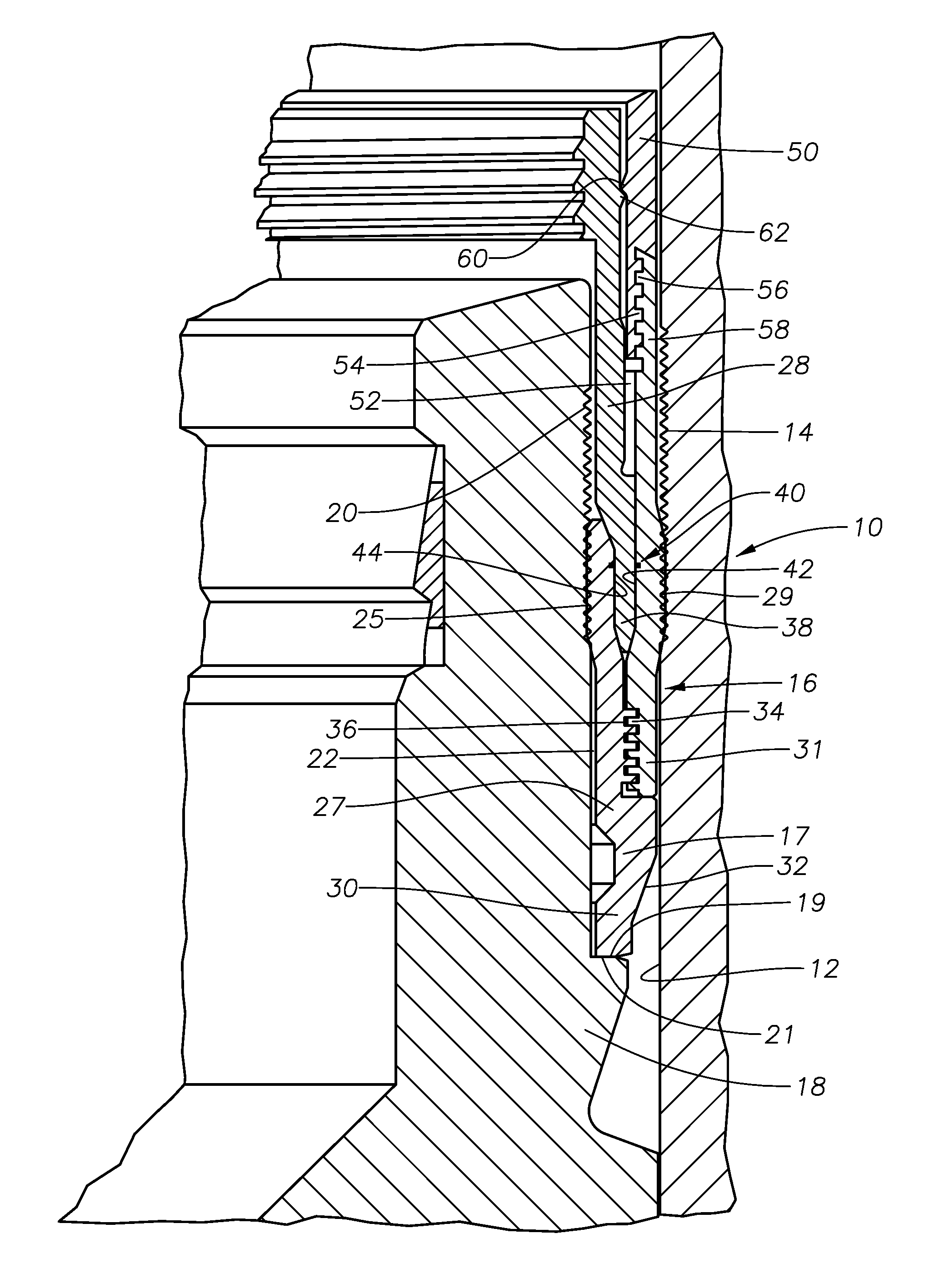 Bi-directional metal-to-metal seal