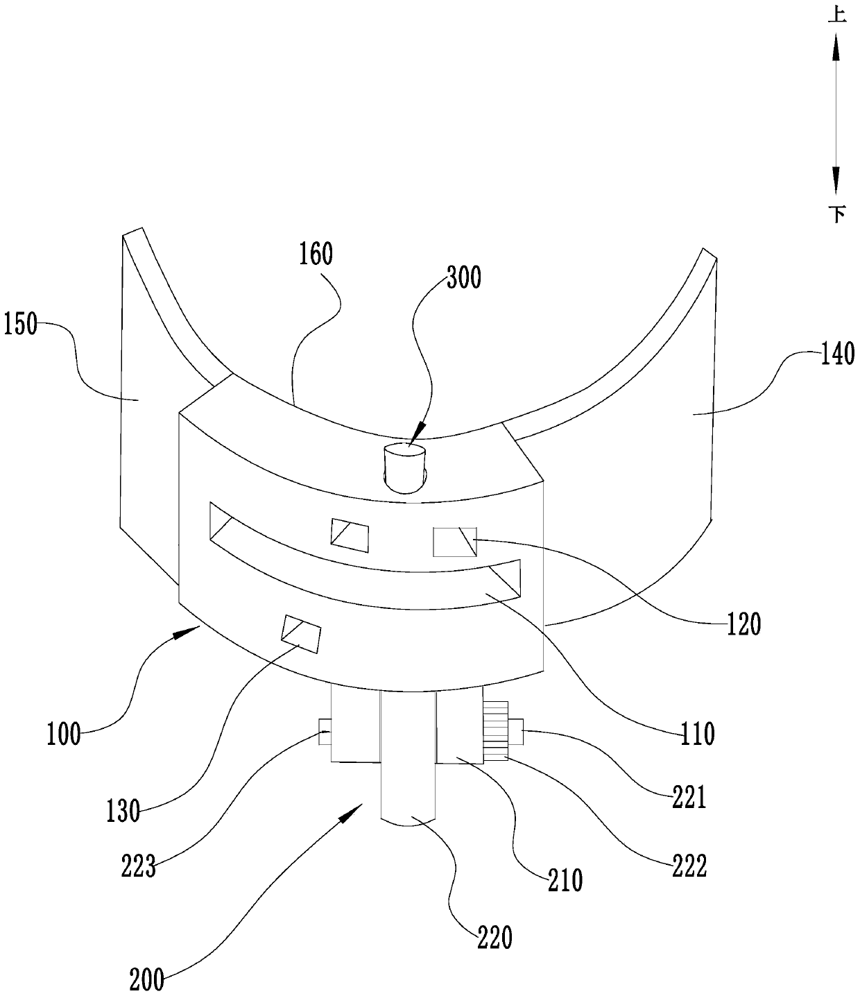 Tibia osteotomy positioning device for knee joint replacement surgery