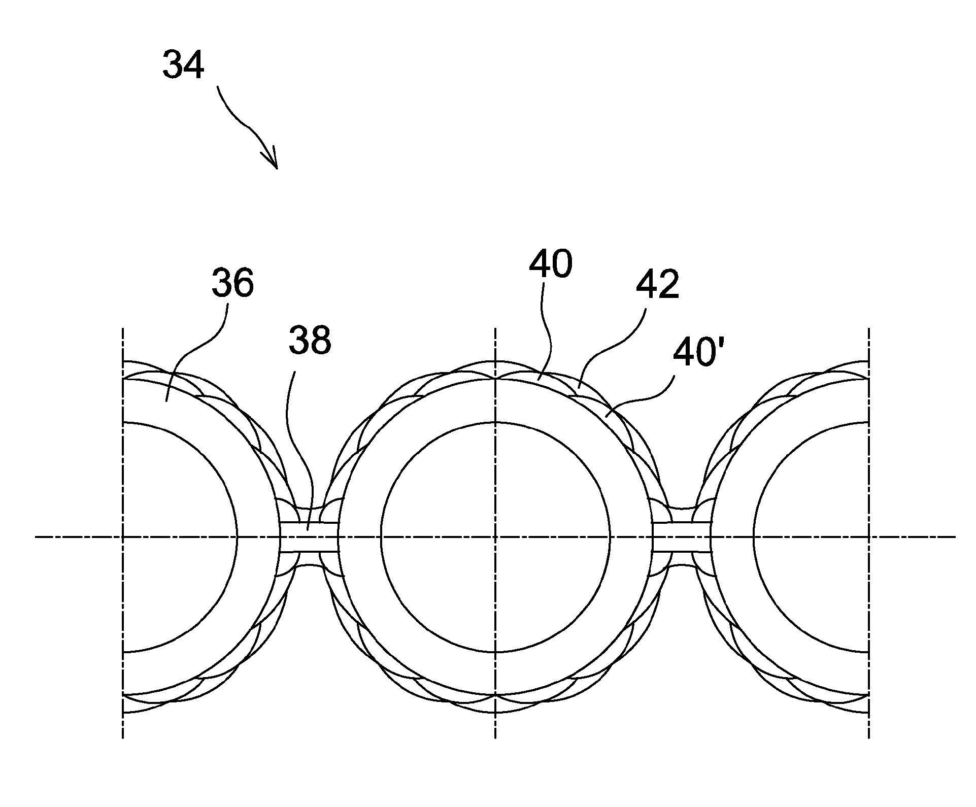 Weld overlay structure and a method of providing a weld overlay structure