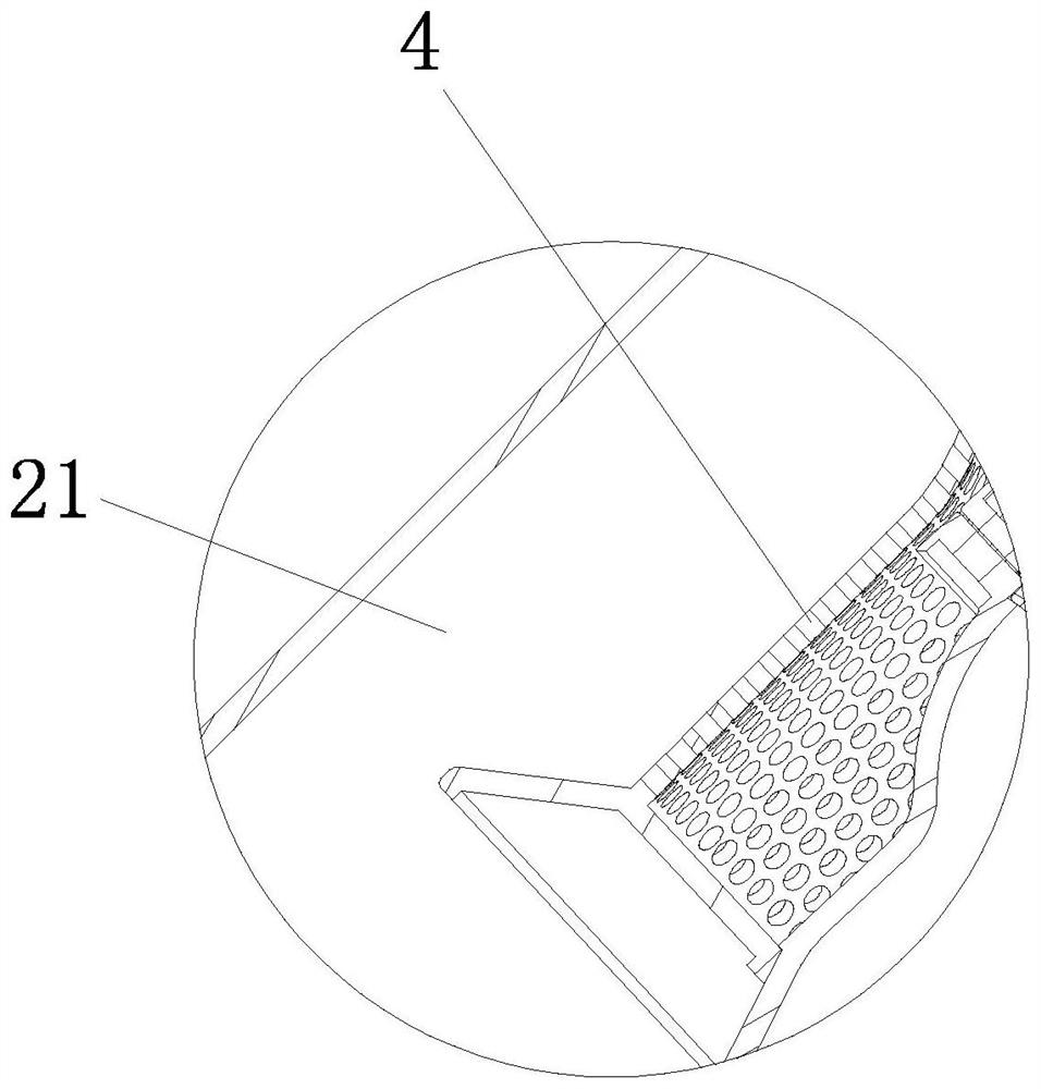 An inner double-inlet multi-stage separation vacuum cleaner