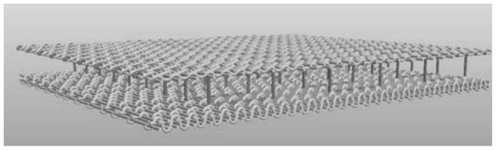 Flame-retardant and heat-insulating basalt-flame-retardant fiber three-dimensional spaced woven fabric and manufacturing method thereof