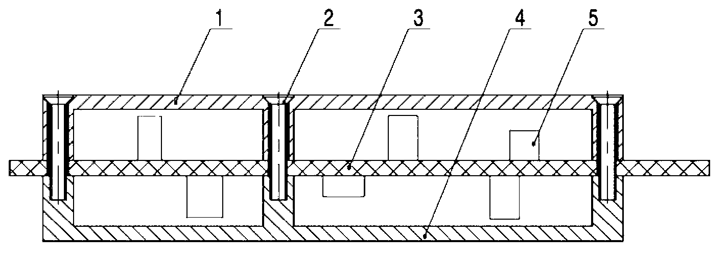 Shielding method and shielding structure of radio frequency test circuit