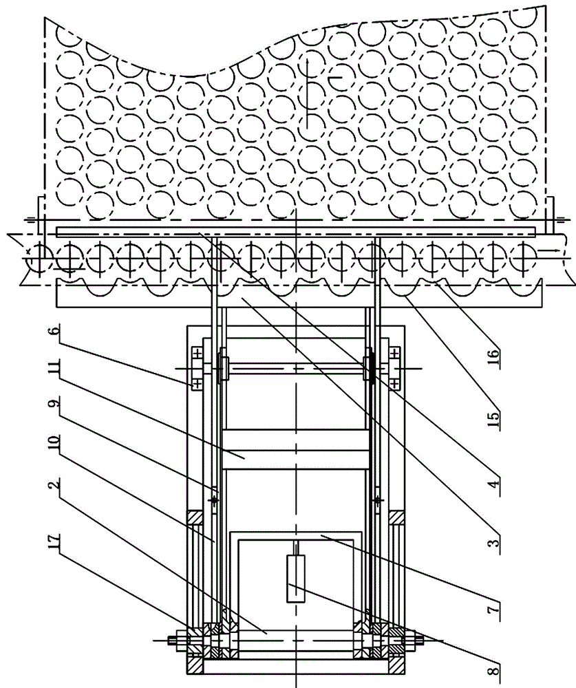 Automatic arranging and conveying system for glass containers