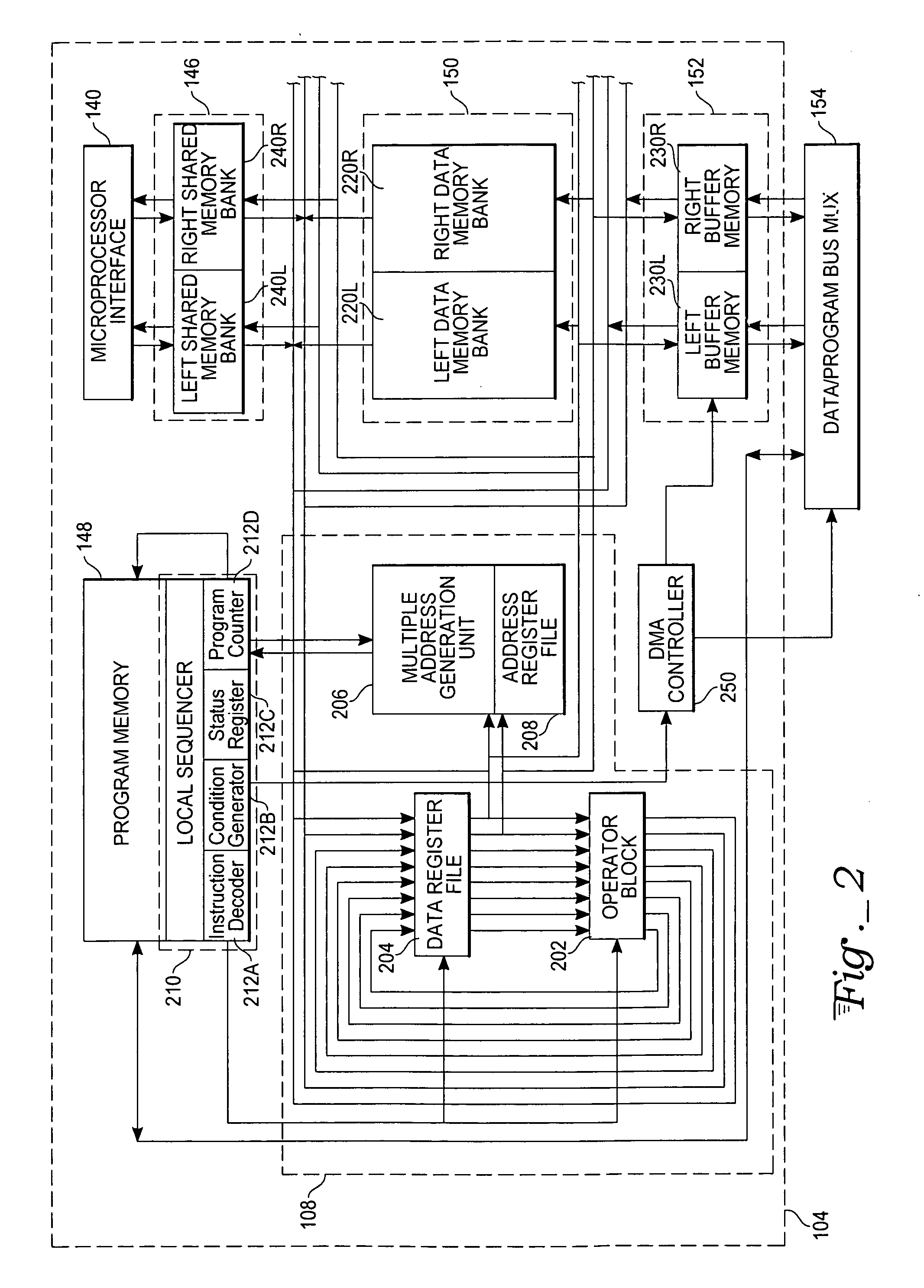 Dual-processor complex domain floating-point DSP system on chip