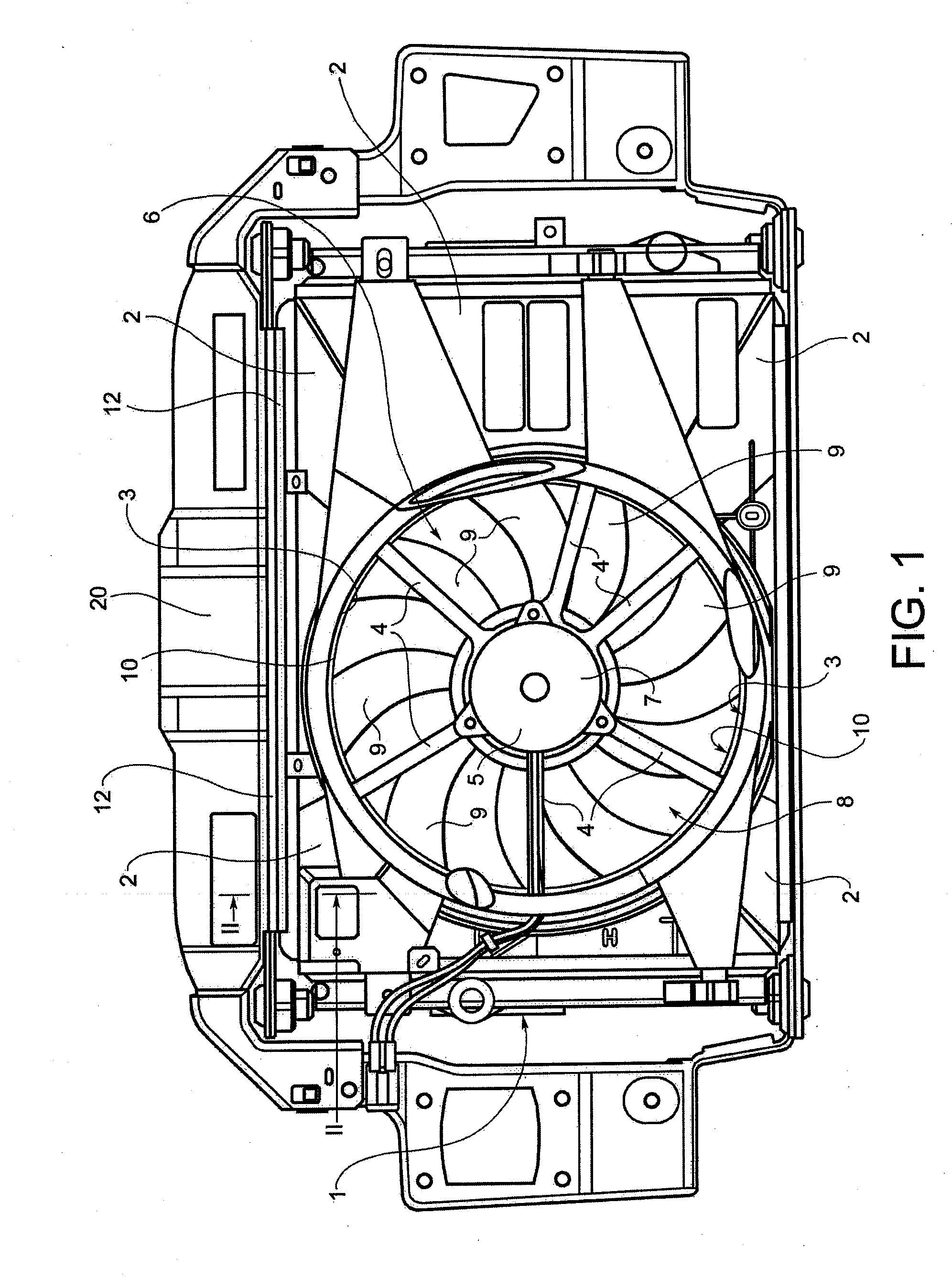 Fan unit for a heat exchanger