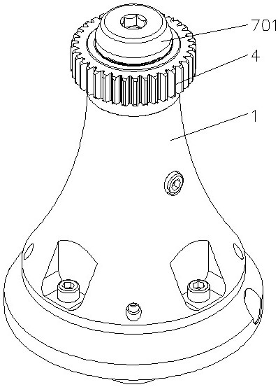 Novel expansion sleeve of gear grinding tool and gear grinding tool